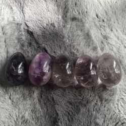 Amethyst Crystal Quartz Egg