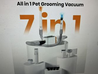 Dog grooming vacuum kit