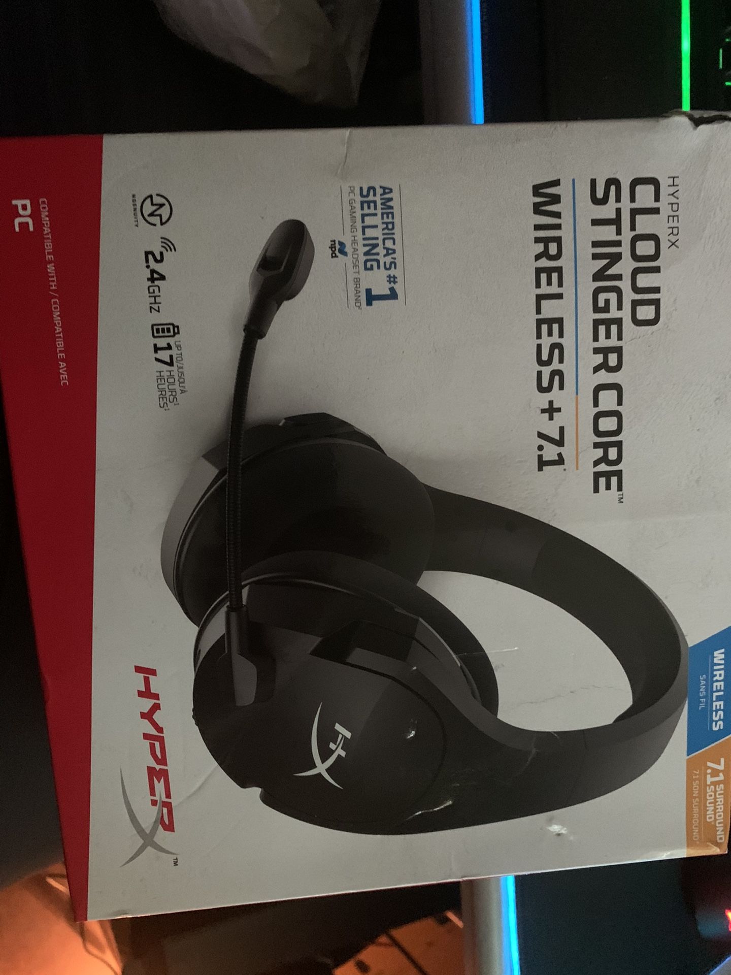 Hyper x wireless headset for pc