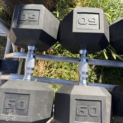 60 lbs dumbbells