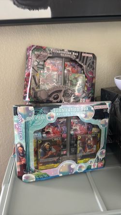 One Piece Illustration Box volume 7 and 8.  Anime Luffy OP16 OP15