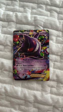Pokemon Gengar EX 34/119 Phantom Forces Full Art Holo Ultra Rare