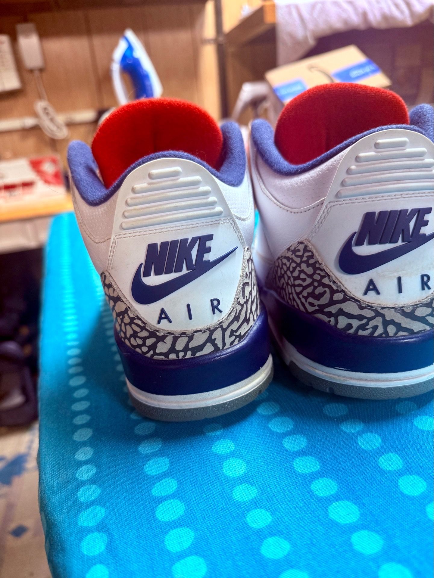 Air Jordan 3 True Blue Sneakers – Used – Size 10.5