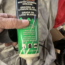 New , White Lithium Grease , 