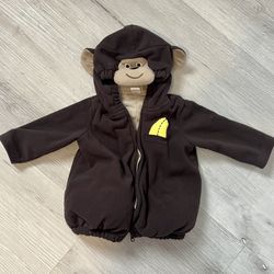 3-6 Months Monkey Costume