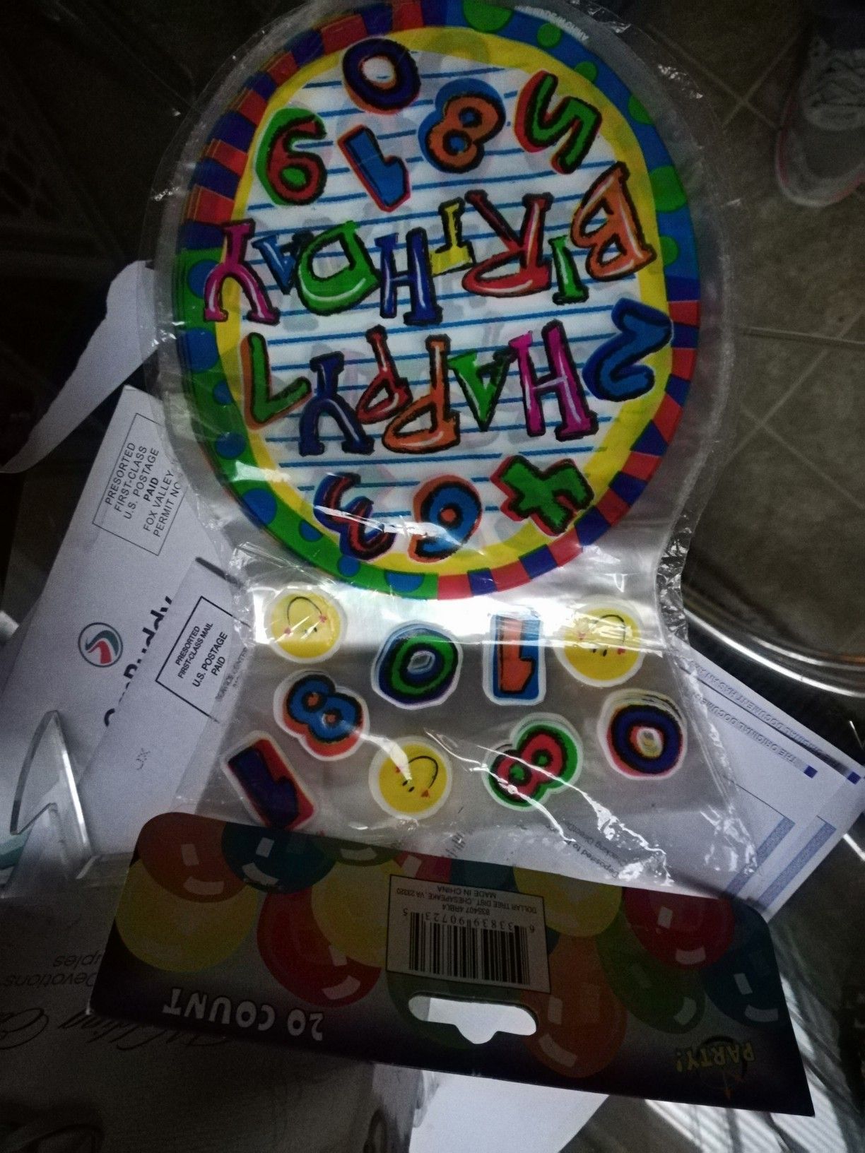 Treat bags for birthday party