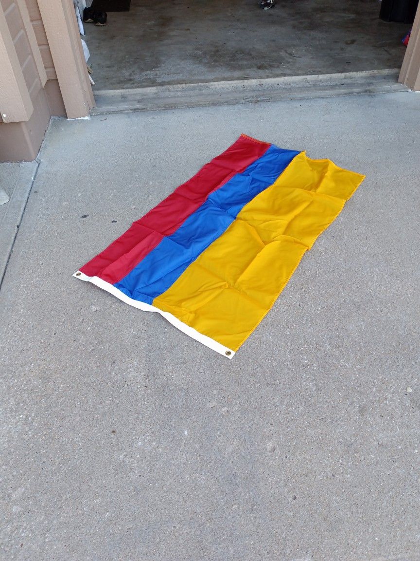 Vintage Flag Of Columbia