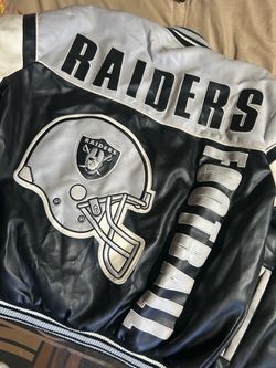 Raiders leather jacket