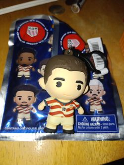 USA soccer star Christian pulisic keychain mystery figure