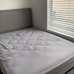 FULL SIZE Upholstered Bed Like New