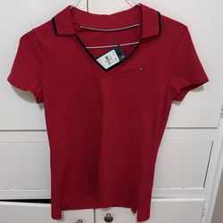 Tommy Hilfiger Size Womens Small Polo Style Shirt New With Tag