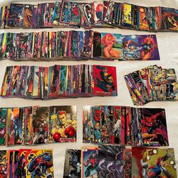 Mixed Lot Of Marvel Cards