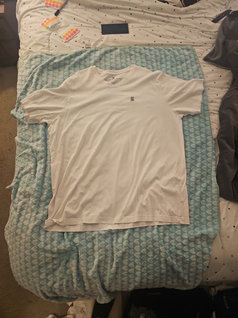 Psycho Bunny White Tee 3XL