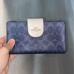 Coach Blue Wallet