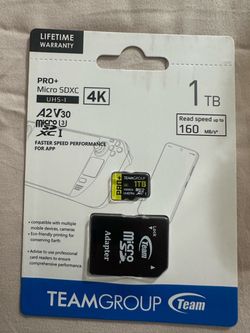 TeamGroup PRO+ 1TB Micro SDXC Card