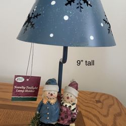 Santa Themed Tea light Candle Holder 