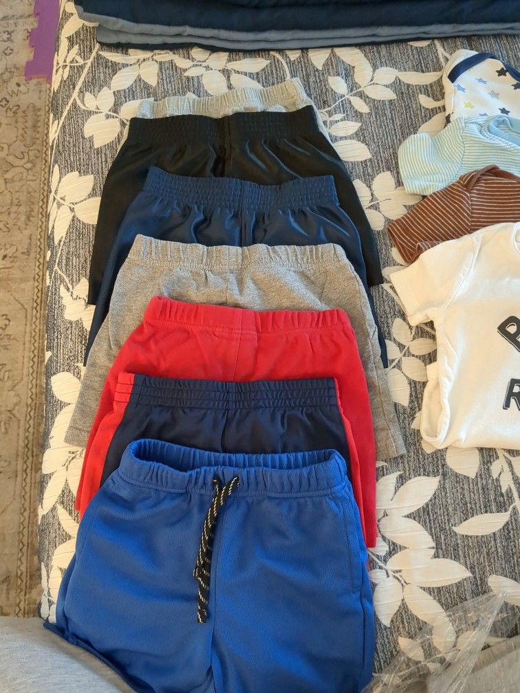 Boys Basketball Shorts And Onesie 24 Months 