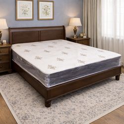 King Size Mattress 10 Inches Thick Also Available in Twin, Full, Queen New From Factory Same Day Delivery 🚚