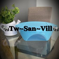 Tupperware Vision Bowl with Windows 2.5L Baby Blue Color