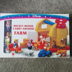 Mickey Mouse Vintage CARRY AROUND FARM