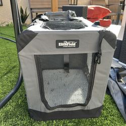 EliteField 3 Door Folding Dog Crate