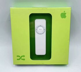 APPLE IPOD SHUFFLE (512 MB) 1st Generation White In Box M9724LL/A - NEW NOS
