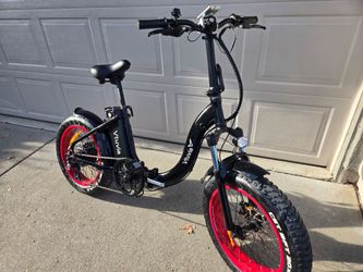 VTUVIA 500W ebike bicycle electric motorcycle folding fast must see! Very clean!