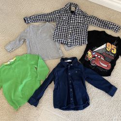 Boys H&M Sweater And Long Sleeve Shirt Bundle Size 2-4Y