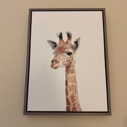 18x24 frames canvas giraffe 