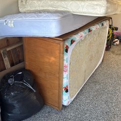 FREE Twin Captains Bed (2 Mattresses Included) With Drawers