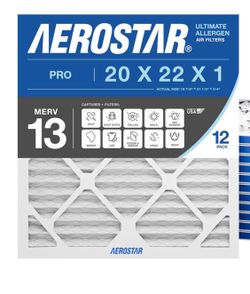 HVAC Air Filters MERV 13 20x22x1 (Carrier)