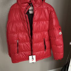 Moncler Puffer Jacket Red