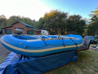 Fish Craft  15’ SuperCat Raft- Great Condition