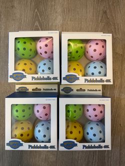 Player Sports Pickleballs 4-Pack – Lot of 4