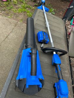 Kobalt blower and Weeater