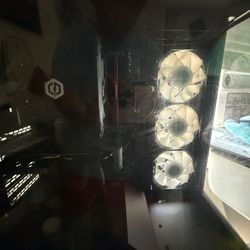 PC With Two Monitors Keyboard And Mouse