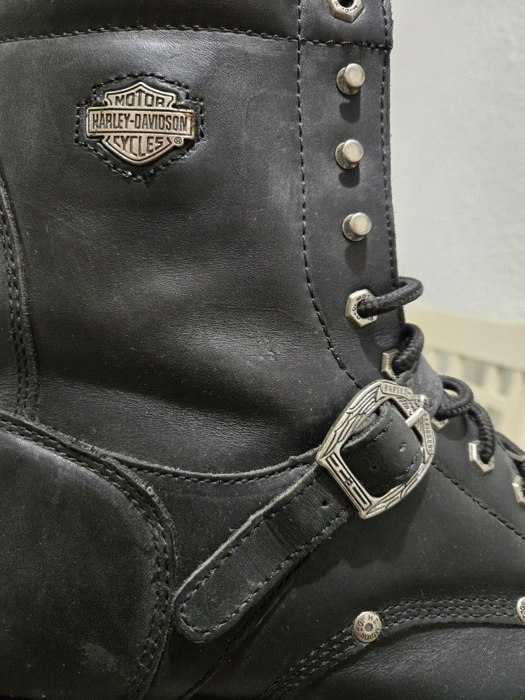 MENS HARLEY DAVIDSON  MOTORCYCLE RIDER BOOTS