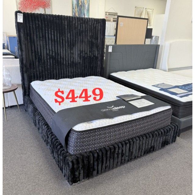 Black Contemporary Queen / King Size Bed Frame September Sale !