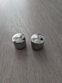 Chrome Precision Bass Knobs Set P Bass