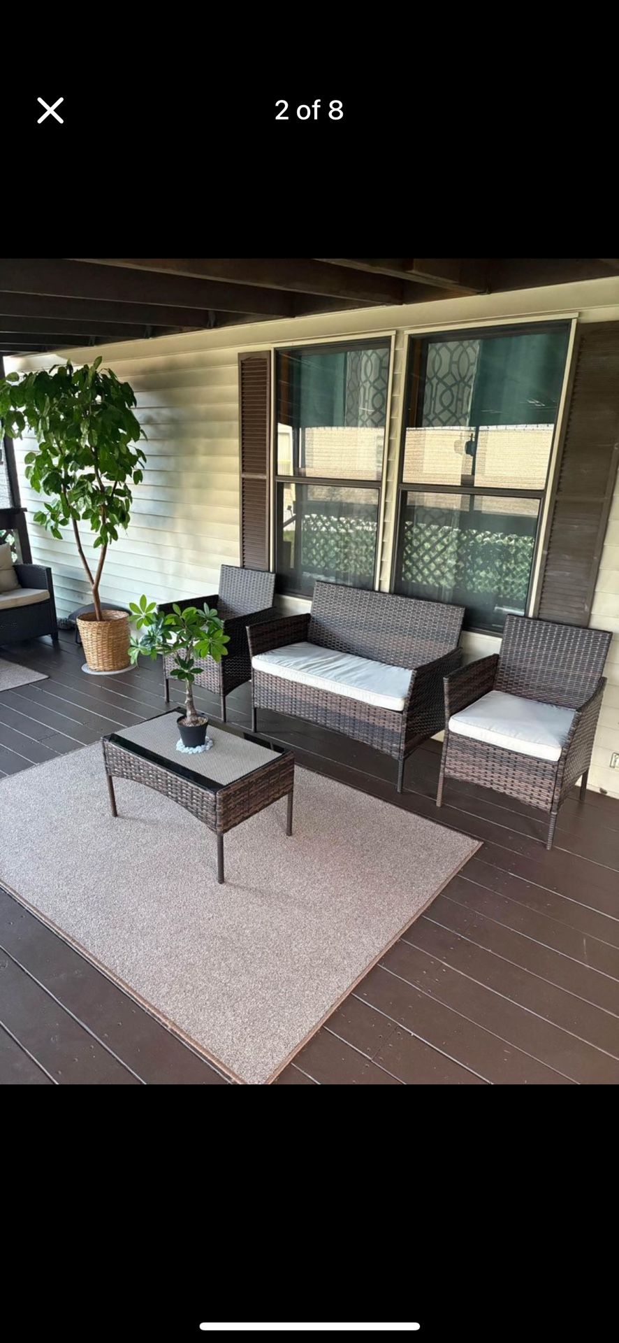 Wicker Rattan Out Door Furniture
