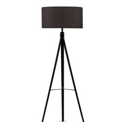 Article Scandinavian‑Style Treo Black Floor Lamp