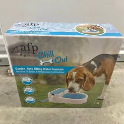 ALL FOR PAWS Chill Out Garden Automatic Filling Fountain for Dogs 