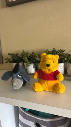 Winnepooh and Eyore pluses both no stains no ripped