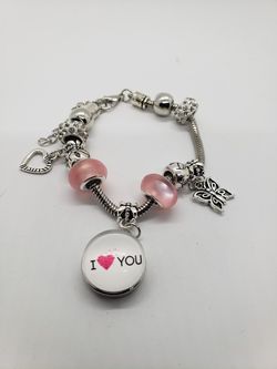 Custom Valentine's day bracelet