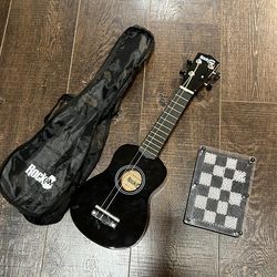 Beginner Ukulele with Bag + Pin Art Toy