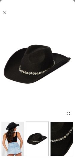 Cowgirl hat black