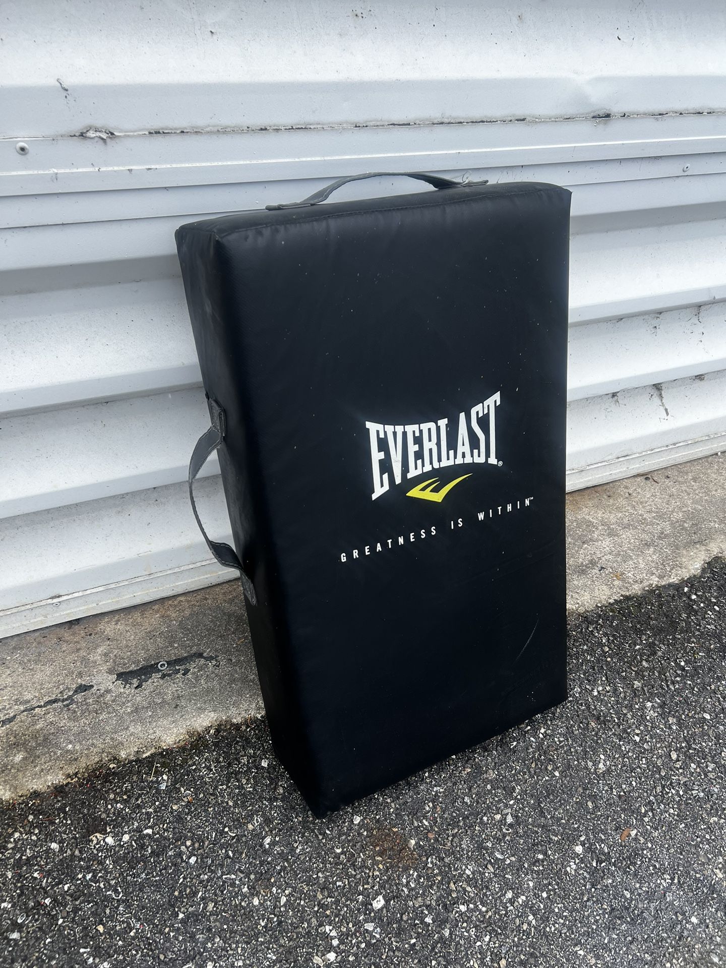 15x25x6in Black Everlast Body Shield Kickboxing MMA Punching Bag! In good used condition!