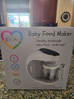 EVLA'S Baby Food Maker Open box