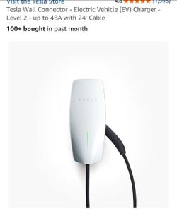 BRAND NEW SEALED Tesla Wall Connector 48 Amp, 24ft Cable Length Level 2 Charger