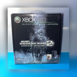 FACTORY SEALED XBOX360 CALL OF DUTY MODERN WARFARE 2 LIMITED  EDITION WITH ACRYLIC BOX JAPAN